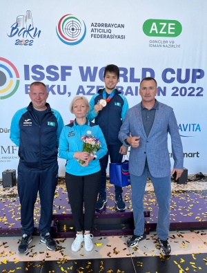 The first medal at the World Cup in shooting in the piggy bank of Kazakhstan!